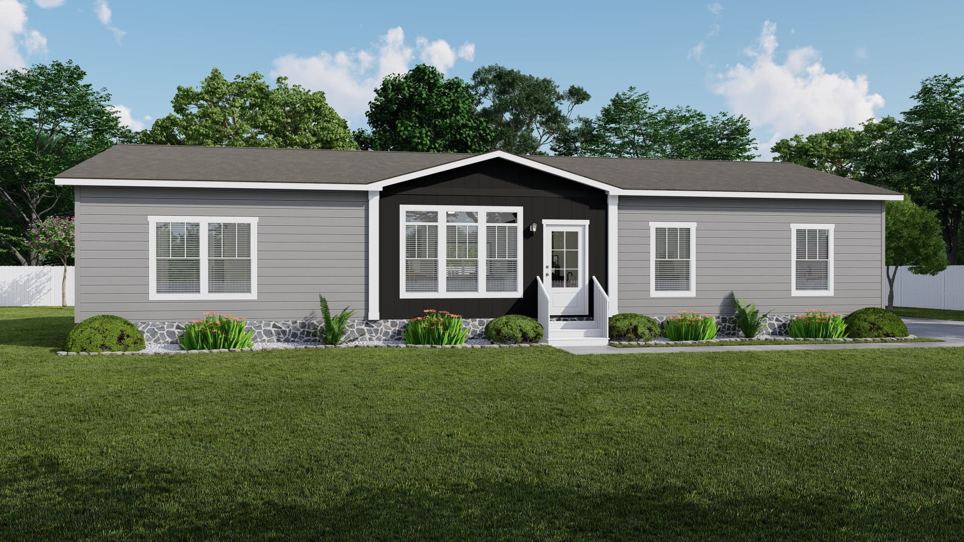 The sierra hero, elevation, and exterior home features