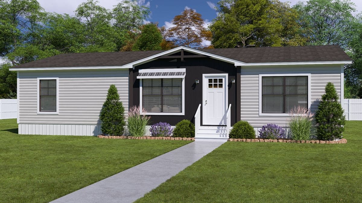 Sawyer elite elevation and exterior home features
