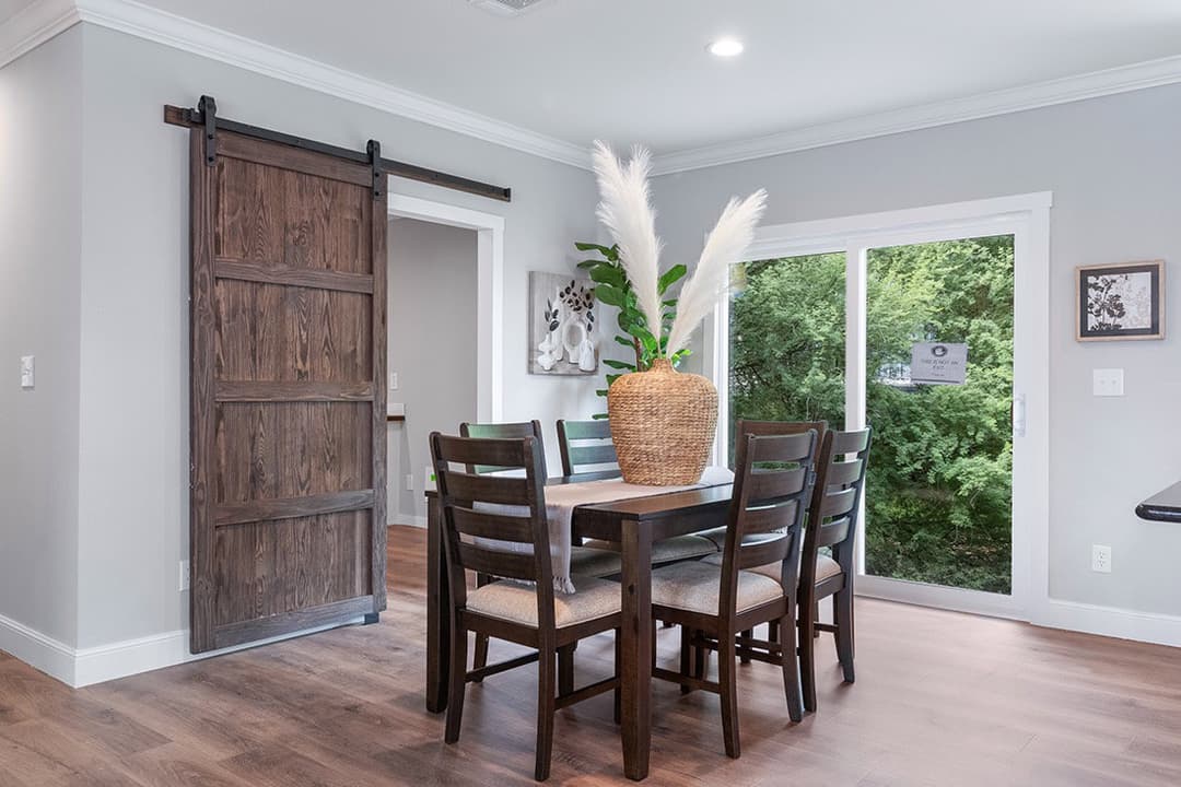 The oceanside interior home features