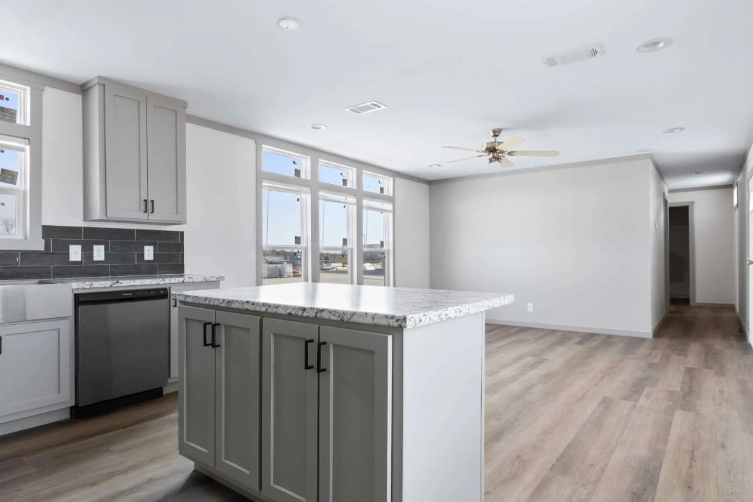 The mesquite interior home features