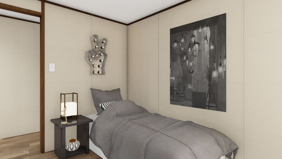 Grand bedroom home features