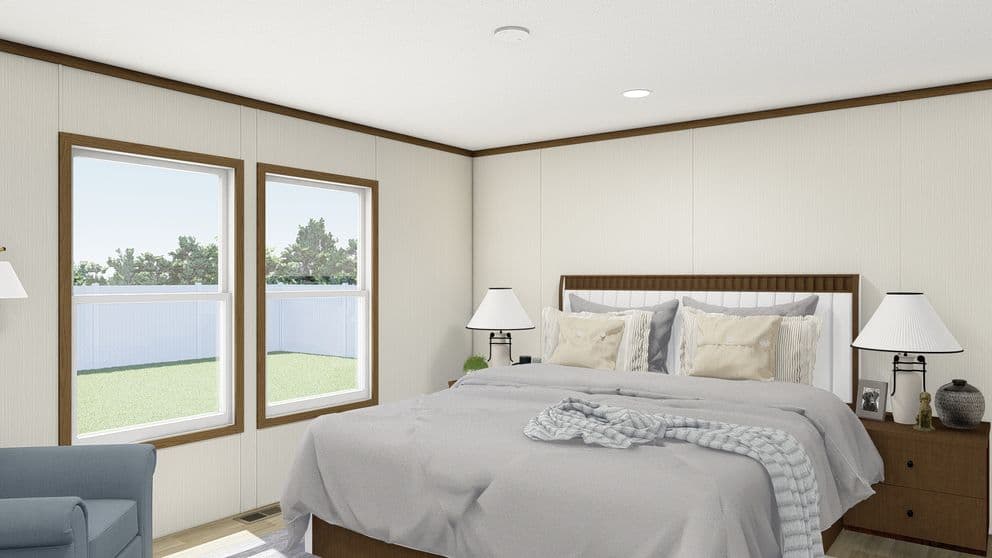 Occasion bedroom home features