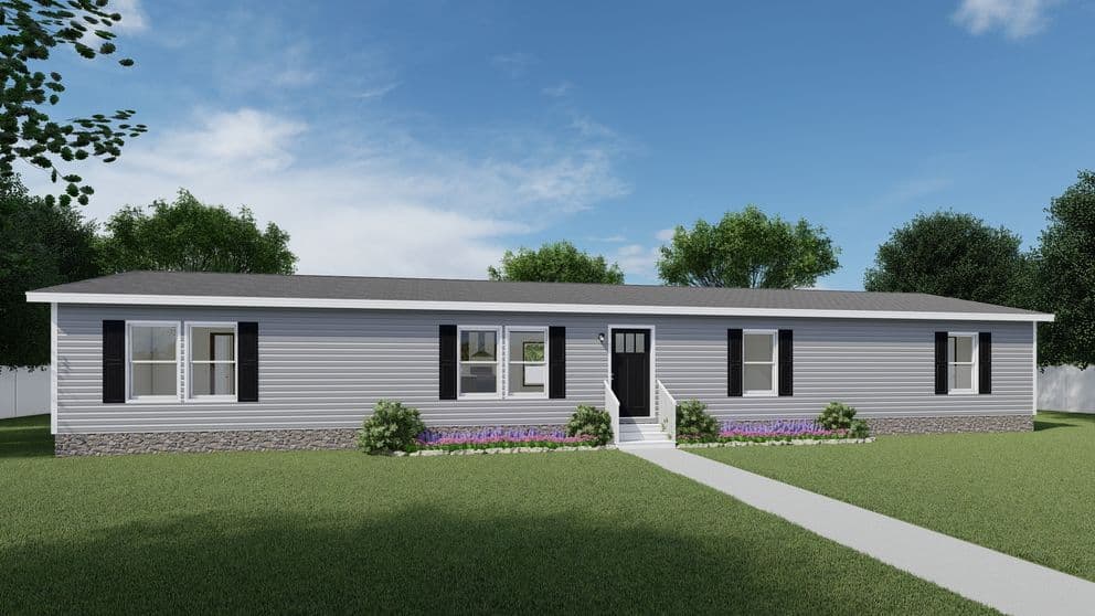 Ambition elevation and exterior home features