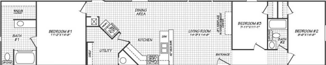 Alamo lite 16763b floor plan home features