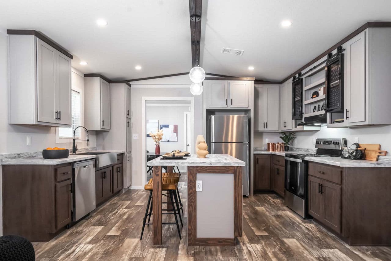 The jazz kitchen home features