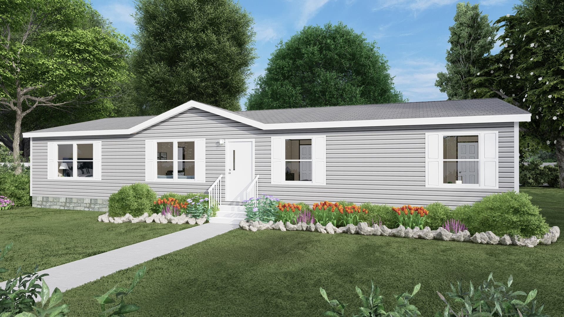 Cedar hero, elevation, and exterior home features