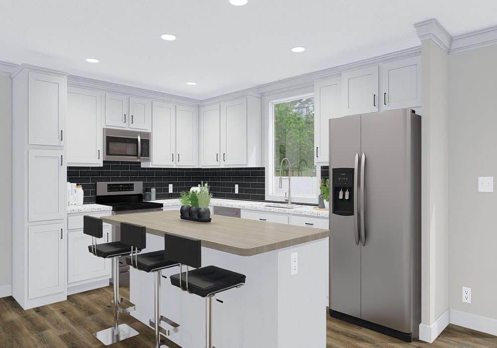 The armani kitchen home features