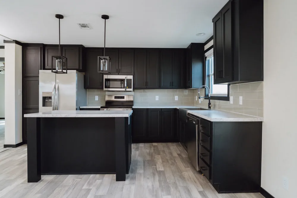 The red river kitchen home features