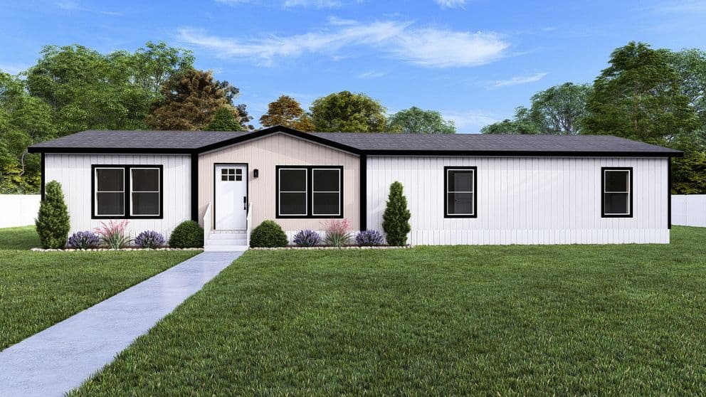 Crockett hero, elevation, and exterior home features