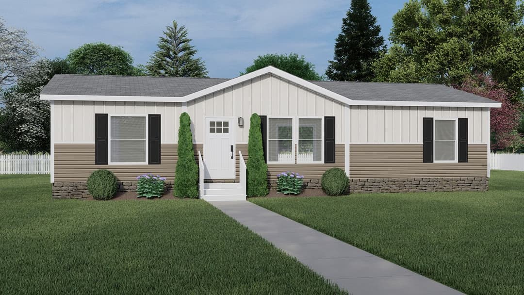 Desoto elevation and exterior home features