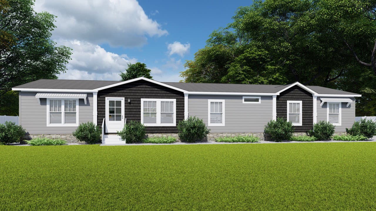 The louis hero, elevation, and exterior home features