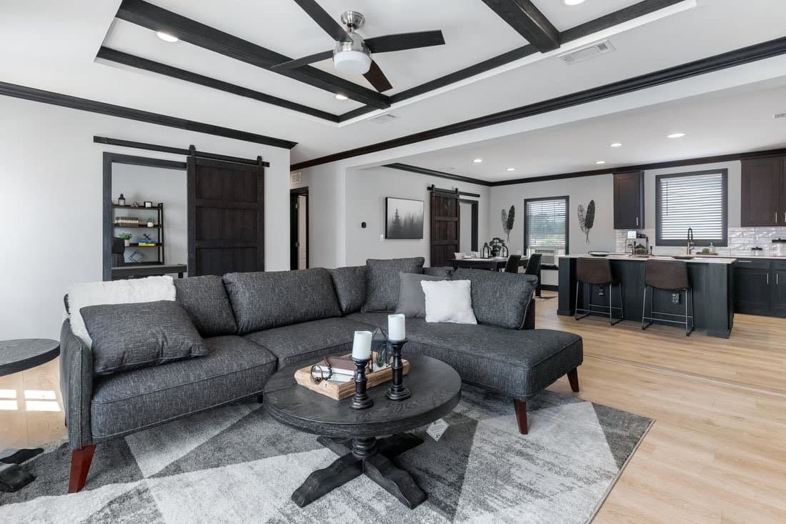The versace interior home features