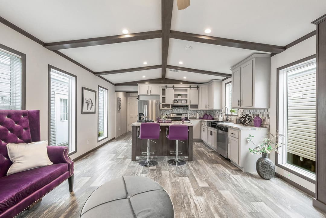 Canal interior home features