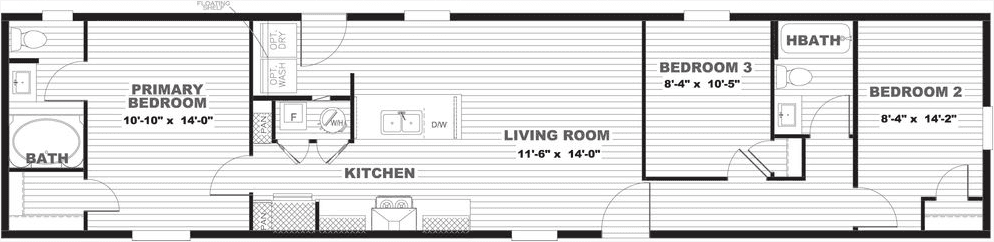 Desoto floor plan home features