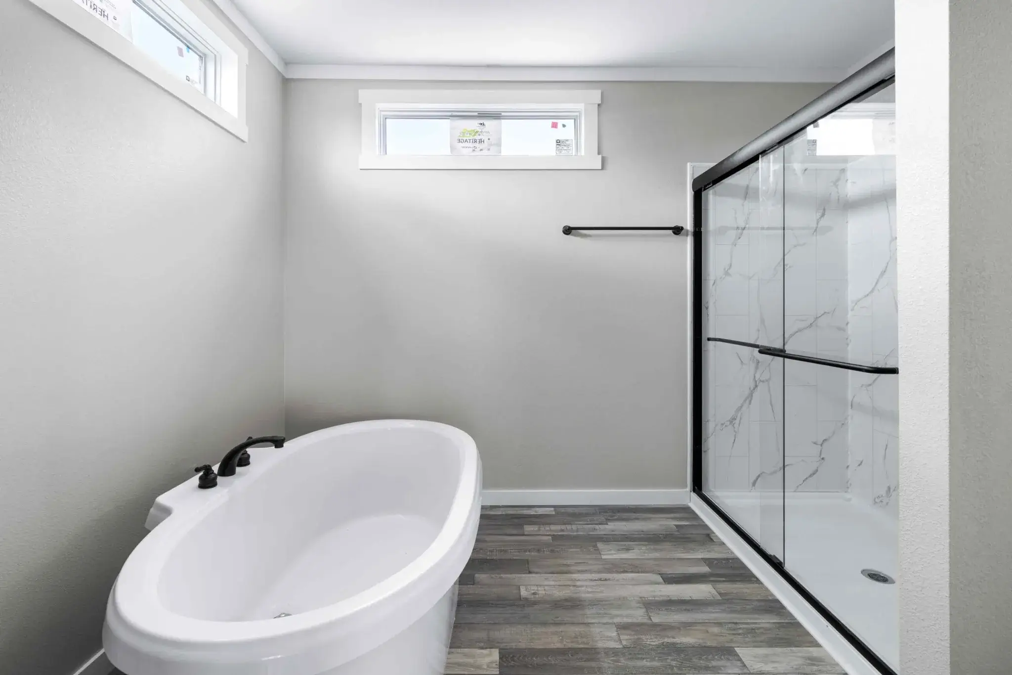 The swisher bathroom home features