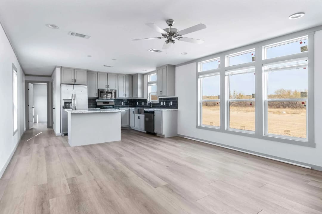 The mesquite interior home features